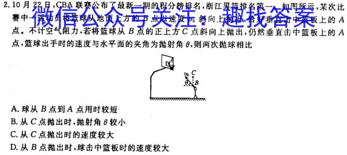 2024届全国名校高三单元检测示范卷(十七)l物理