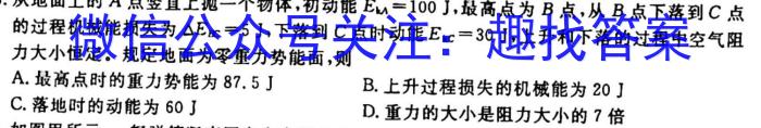 陕西省2023~2024学年度九年级教学素养测评(一) 1L R-SX物理`