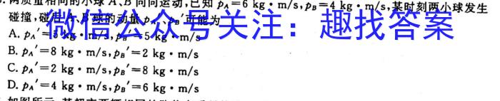 [今日更新]2024届全国名校高三单元检测示范卷(六).物理