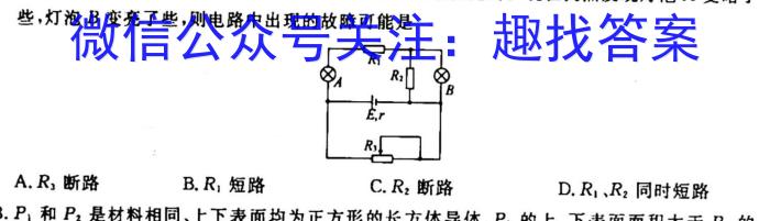 2024届浙江温州一模高三11月联考l物理