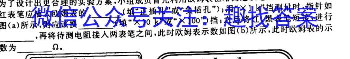 天一大联考 2023-2024学年高中毕业班阶段性测试(二)物理`