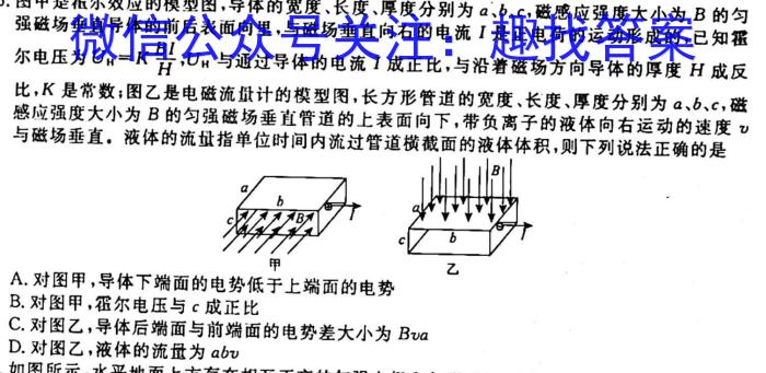 2024年衡水金卷先享题高三一轮复习夯基卷(河北专版)二物理`