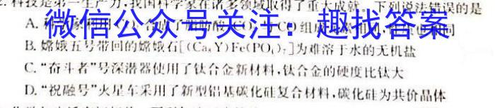 q江西省2024届九年级初中目标考点测评（十三）化学