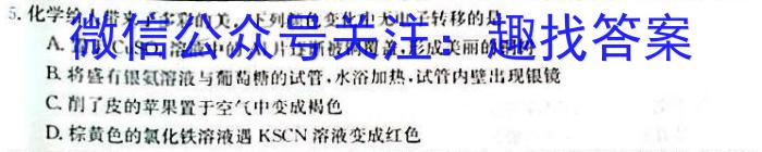 q辽宁省2023-2024学年高一年级10月联考化学