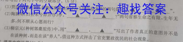 乌兰浩特一中2023~2024学年高一上学期期中考试(241228Z)/语文