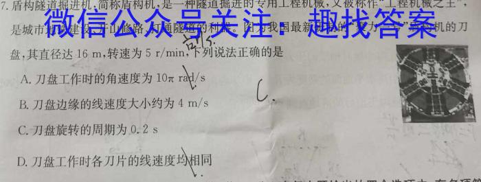 ［河南大联考］河南省2023-2024学年度高二年级上学期11月联考q物理