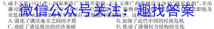 2024年衡水金卷先享题分科综合卷 全国乙卷&政治