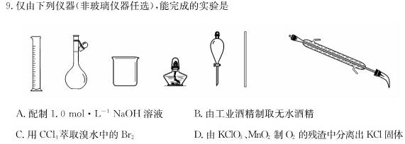 12023-2024学年辽宁省高二考试11月联考(24-125B)化学试卷答案