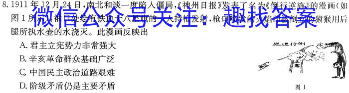 大荔县2023-2024学年高三一模历史