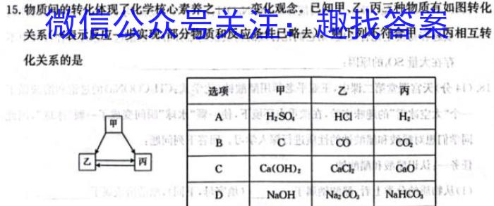 q2023年秋季河南省高二期中考试联考(24-166B/24-157B/24-178B)化学