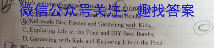 2024届全国名校高三单元检测示范卷(十五)英语