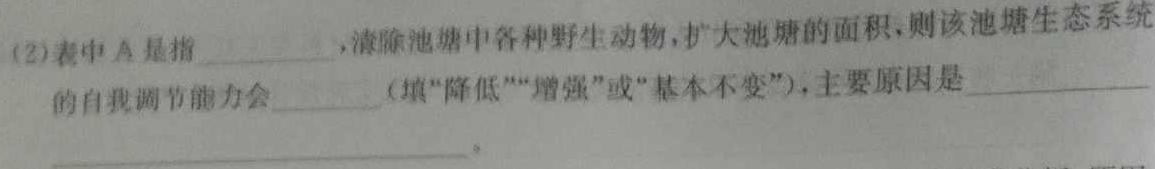 天一大联考 2023-2024 学年(上)南阳六校高一年级期中考试生物