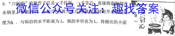 高才博学 河北省2023-2024学年度九年级第一学期素质调研二q物理