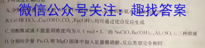 q2024届全国名校高三单元检测示范卷(二十一)化学