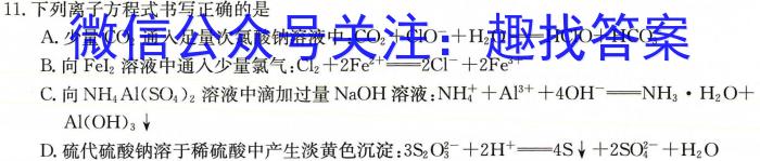 j江门市2024届普通高中高三调研测试（10月）化学