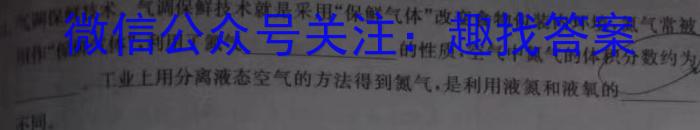 q安徽省2023-2024学年度九年级上学期期中综合评估【2LR】化学