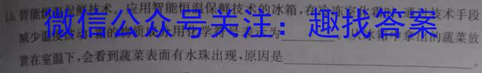 1衡水金卷先享题·月考卷 2023-2024学年度上学期高二年级四调考试化学