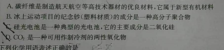 【热荐】安徽省合肥市2023-2024学年第一学期九年级期中教学质量检测化学