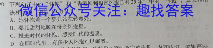 江西省2024届高三11月联考（期中考试）/语文