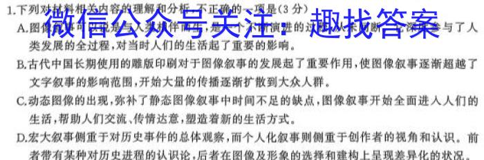 陕西省2023-2024学年度第一学期九年级阶段调研检测（QN）语文