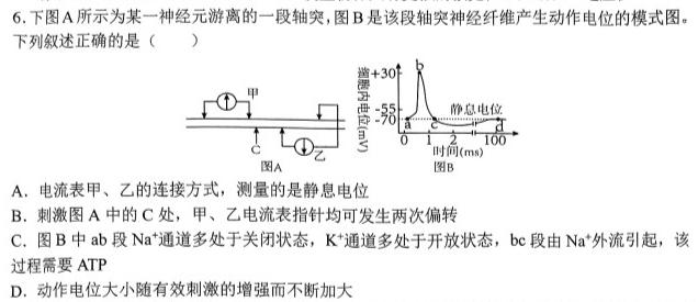 河南省信阳市2023-2024学年度七年级上学期第一次月考质量检测生物