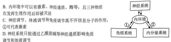 河北省2023~2024学年度第一学期高一年级9月份月考(241111Z)生物