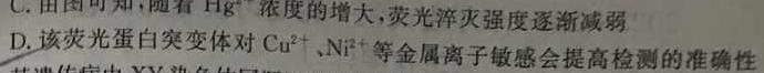 皖智教育·1号卷·2024年安徽省普通高中学业水平合格性考试模拟试题（一）生物学试题答案