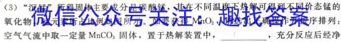 q陕西省2023-2023学年度第一学期九年级期中检测（C）化学