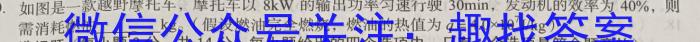 陕西省2023-2024学年度第一学期九年级期中检测（A）物理`