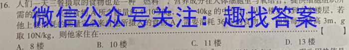 [今日更新]黑龙江省2024届高三10月联考.物理