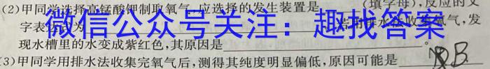 q2023-2024学年安徽省七年级教学质量检测（一）化学