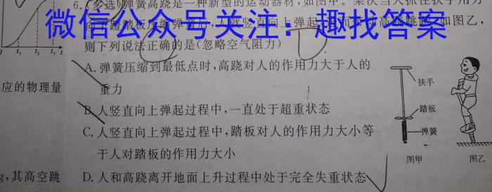 广西省普通高中2024届高三年级跨市联合适应性训练检测卷(24-29C)q物理