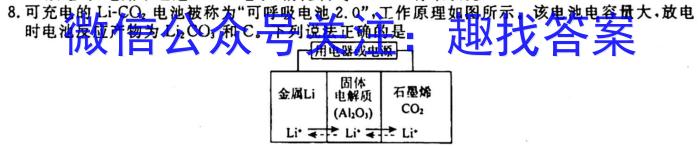 q安徽省2023-2024学年度第一学期八年级期中教学质量检测化学