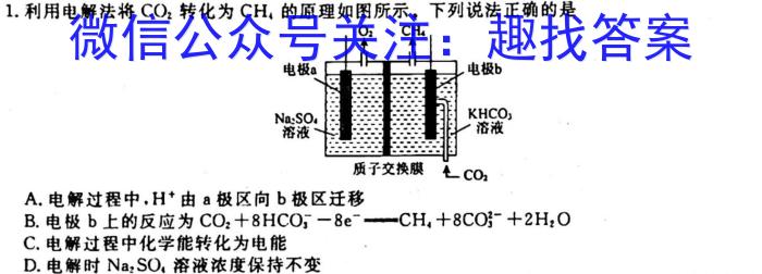 1NT2023-2024学年第一学期10月高一阶段测试卷化学