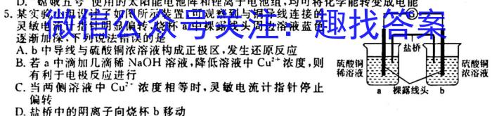 1［河南大联考］2023年秋季河南省高二第二次联考化学