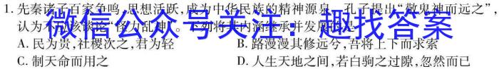 吉林省2023-2024学年高一年级11月期中考试历史试卷