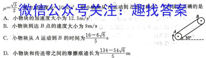 炎德英才·名校联考联合体2024届高三第三次联考物理`