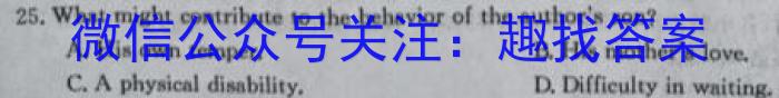 安徽省2023-2024学年度八年级上学期阶段评估（一）【1LR】英语