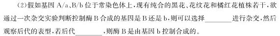 重庆市重点中学高2025届高二上期10月联考生物学试题答案