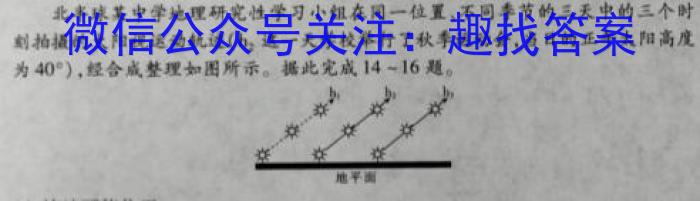 河北省邯郸市2024届高三年级第四次调研监测(24-385C)地理试卷答案