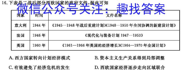 广西省2023-20247学年高二年级10月阶段性考试政治s