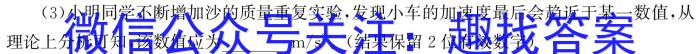 ［河北省大联考］河北省2023-2024学年高二（上）期中考试（11月）物理试卷答案