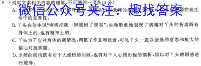 辽宁省2023-2024学年度(上)联合体高三期中检测/语文