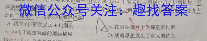 2024年衡水金卷先享题分科综合卷(一)政治s