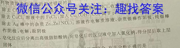 q2023~2024学年核心突破XGK(二十一)21化学