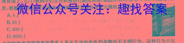 安徽省2023-2024学年八年级万友名校大联考教学评价一f物理