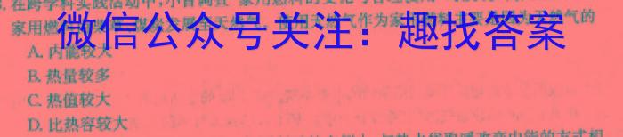 学林教育 2023~2024学年度第一学期九年级期中调研试题物理`