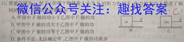 河北省2023~2024学年高二(上)质检联盟期中考试(24-104B)q物理