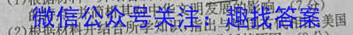 2024届高考模拟卷(二)2历史试卷