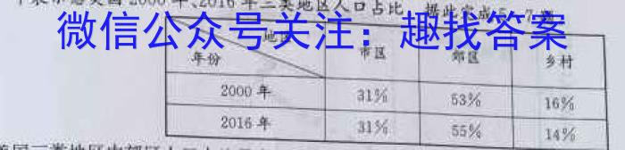 河南省十所名校2023-2024高中毕业班阶段性测试(六)地理试卷答案